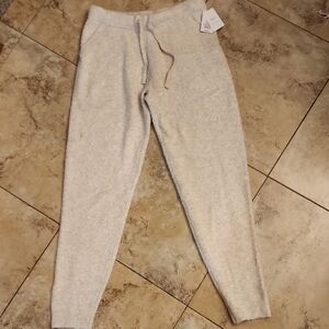 Auden Light Gray Cozy Track Joggers